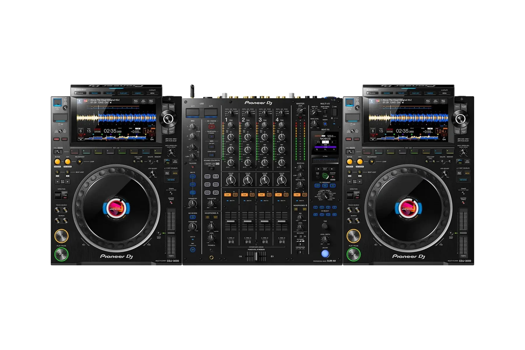 Pioneer CDJ-3000 + DJM-A9 club setup